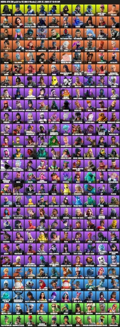 270 skins | OG STW | IKONIK | Leviathan Axe| Recon Champion | Dummy Supreme | Carbon Commando |
