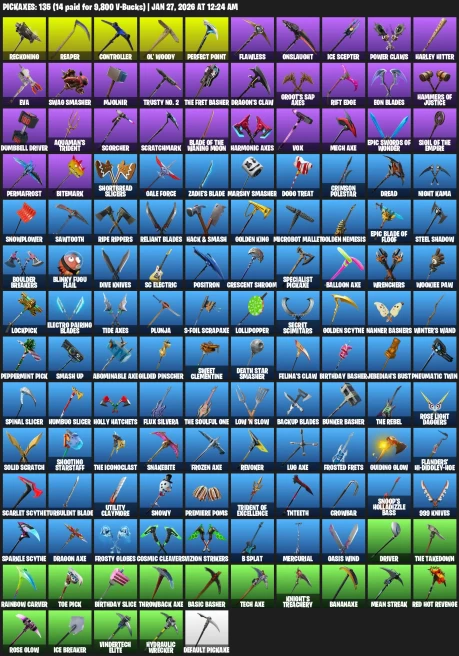 124 Skins | Ultimate Edition | IKONIK | The Reaper |
