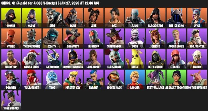 41 skins | Ikonik