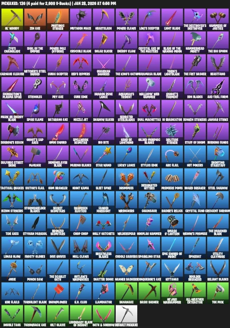 127 Skins | IKONIK | Master Chief (Matte Black) | Naruto Uzumaki | Son Goku | Menace | Raz | Ronin | Joey