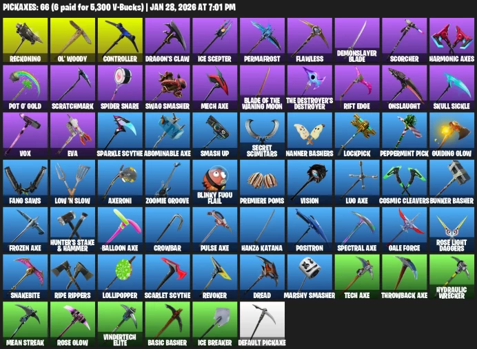 82 Skins | OG STW | IKONIK | Glow | 2-x Knigths