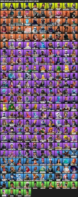 244 Skins | Black Knight + Dark Skully + Sparkle Specialist