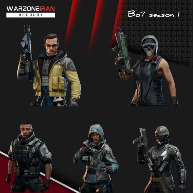 All Platform - ZOMBIE GHOST OPERATOR - 3 GOLDEN DAMASCUS CAMO - 2 GOLD TIGER CAMO - 54 Total Operators 67 Skin - Code1096