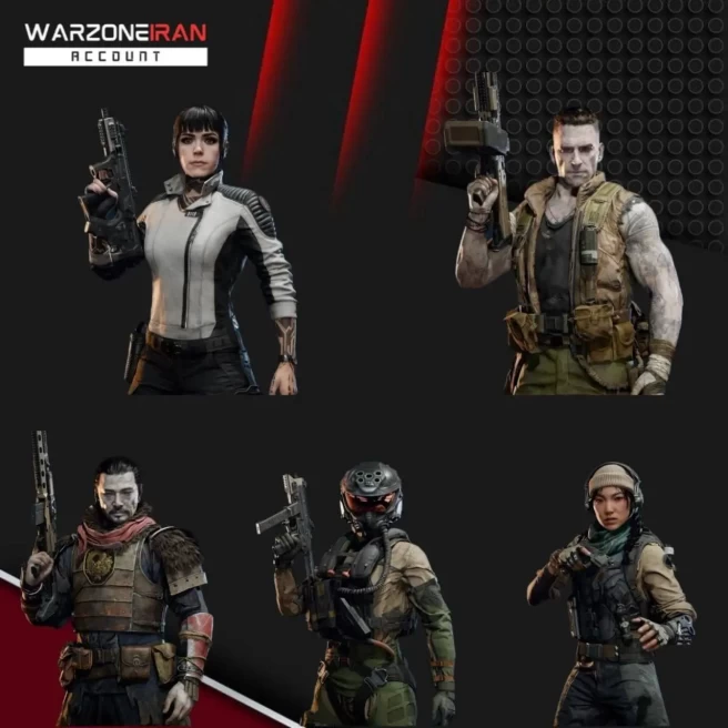 All Platform - ZOMBIE GHOST OPERATOR - 3 GOLDEN DAMASCUS CAMO - 2 GOLD TIGER CAMO - 54 Total Operators 67 Skin - Code1096