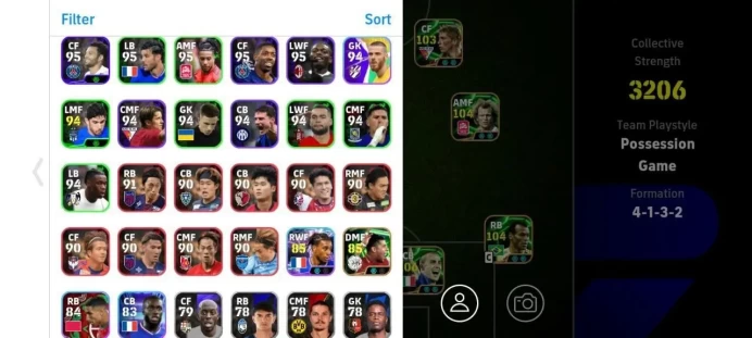 Coins 60 - GP 25102640 - Players 90 - Global - Android/IOS - Konami Linked - Code1082
