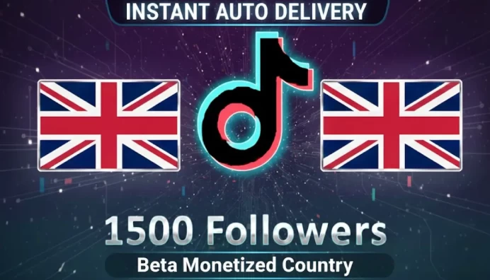 UK | Monetized Country Beta Region | Top 1 Tier | 1.500 Followers |Live Ready |