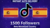 Spain Registred | 1.500+ Real Followers | 2.000 Real likes | Beta Monetized country | AUTO-DELIVERY
