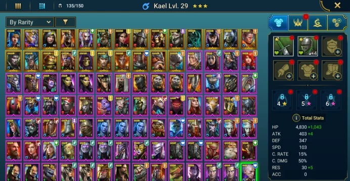 Starter acc with Narses : 86k energy / 57 mln coins / Dreng, Nogdar, Arix, Ninja + 19 Login Legendaries / Geomancer, Aniri