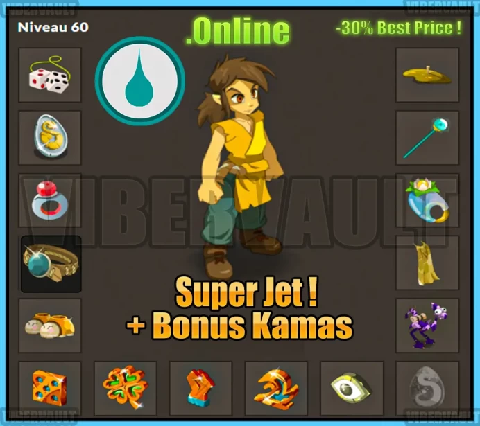 [Tiliwan] Pano Chance LVL 60 Super jet + Bonus Kamas / Echange Safe 100%