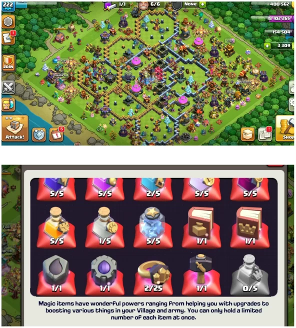 [Instant Mail Change Protection Reset Possible]||Th18 Best Account||Heros:69-81-60-53-25||7 Epic||6th Builders||Exp:222