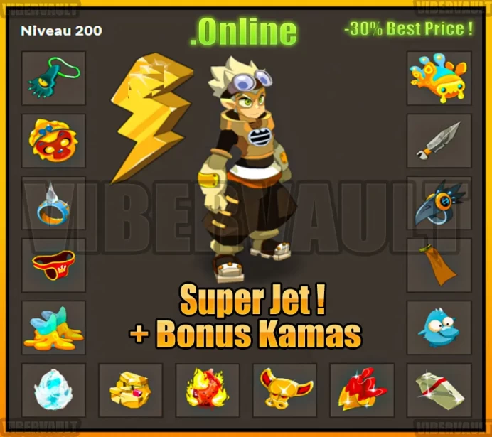[Kelerog] Pano PVP/Multi LVL 200 Super jet + Bonus Kamas / Echange Safe 100%