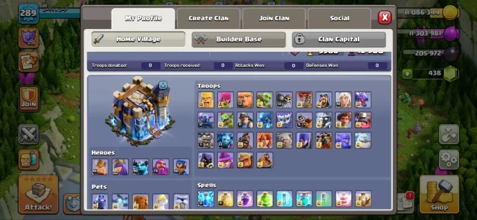 Th_18(QUEEN MAX)(XP 289)(55 WALL MAX)(25 EQUIPMENT EPIC MAX)(DEF&TROPE& PETS MAX)(LIFTIME WARANTY)