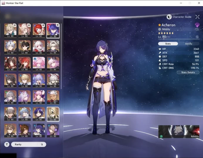 Asia|TL 70|17 Limited[Phainon,Firefly,B3,Acheron]+Sign,Castorice,Cyrene,Evernghit,Etc|Amphoreus|TakeMail|Check SS(HSR5389)