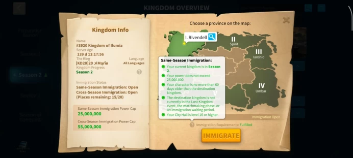 20M Power - Ready to Migrate to KD in Offseason Season 2 - Pyrrhus 5541, YSG 5221, Cao Cao 5221 - 586M RSS, 87 Days S U - Free Farm Account #397