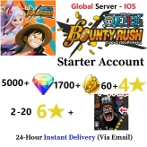 [Global - IOS] EX Blackbeard V2 + 5000+ Rainbow Diamonds + 1700+ Gold Fragments + 3-20 6 Star Characters