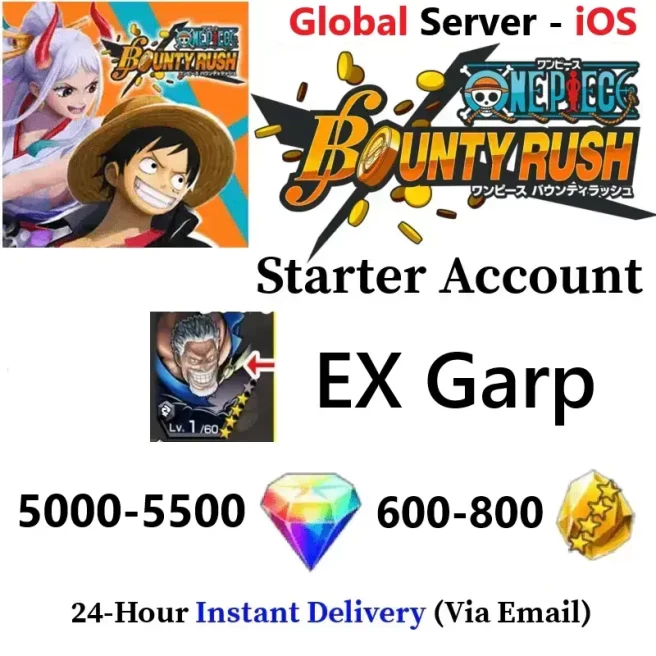 [Global - iOS] EX Garp + 5000-5500 Rainbow Diamonds + 600-800 Gold Fragments