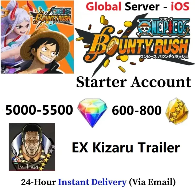 [Global - iOS] EX Kizaru Trailer + 5000-5500 Rainbow Diamonds + 600-800 Gold Fragments