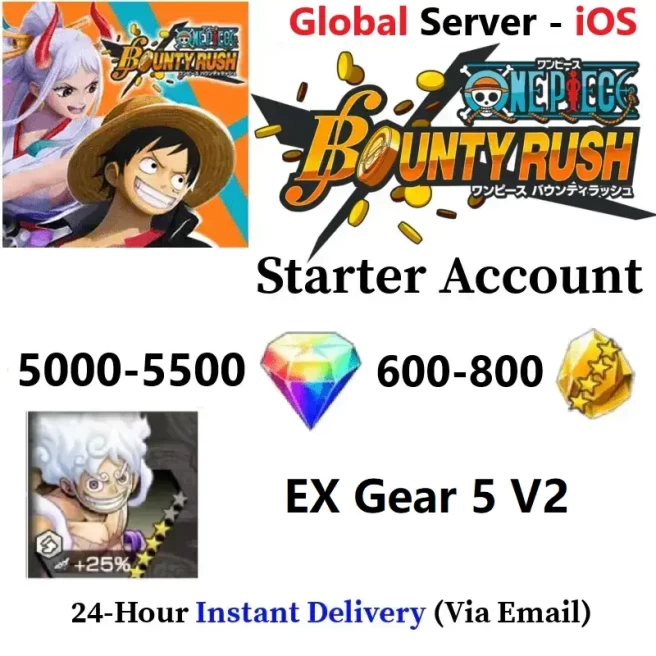 [Global - iOS] EX Gear 5 V2 + 5000-5500 Rainbow Diamonds + 600-800 Gold Fragments