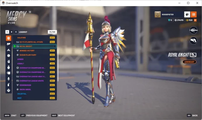 Snow Angel / MERCY / 2019 ATLANTIC ALL-STARS / OVERWATCH LEAGUE WHITE / ZEN-NAKJI / see the picture / Please Read Description / hytw