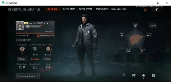 [MOBILE] Lv30|SV 26M|CV 10M|Urban Sports|Legend Shympony AUG,Feathers MPX,TR Groza,Etc|CN ON|CheckSS(AB2471)