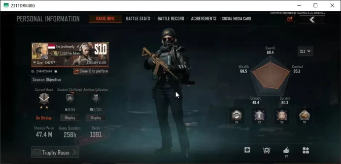 [MOBILE] Lv30|SV 47M|CV 30M|Corpo NC|Machete|Legend Flag AEK,Squire MK14,Splash AR57,Etc|2x3 Keys|CN Off|CheckSS(AB2472)