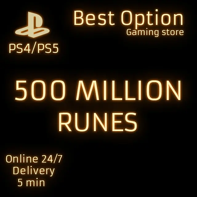 PS4/PS5 ELDEN RING 500 MILLION RUNES