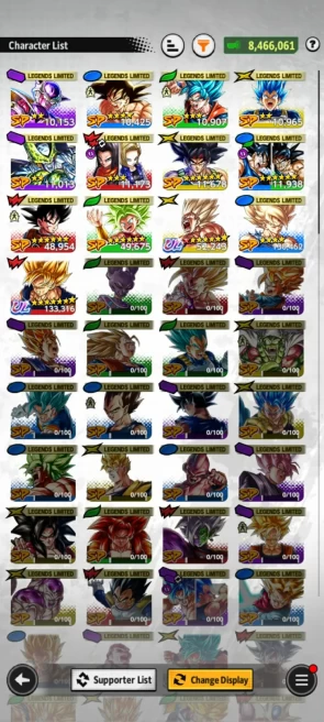ANDROID+IOS- UL ssj Goku 8S+ LF kefla+Goku kaioken+namek Goku+Bardock+GokuBardock (D130)