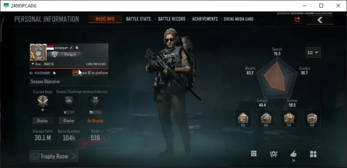 [MOBILE] Lv30|SV 30M|CV 25M|MPX Edge,AR57 Splash,Mosin Grave,Etc|Gear Skin|CN OFF|Log Infinite|Check SS (AB2479)