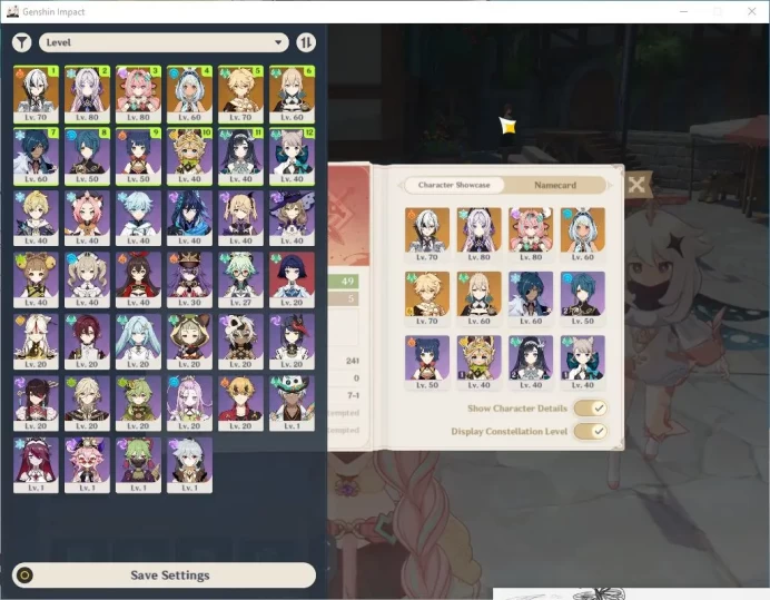 ASIA|AR 49|4 Limited +1(*5Weapon),34(*4Character)|Varesa,Citlali,Mualani,Arlecchino|Mc Female|TakeMail|CheckSS(GI4774)