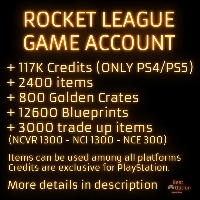 ROCKET LEAGUE ACCOUNT