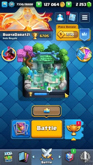 Lvl 31|Trophy 6705|KTL 11|Limited Skin|Card 117| 1 Hero 3 EVO 4 Champs 21 Legendary 33 Epic 30 Rare 29 Common|Take Email(CR1324)