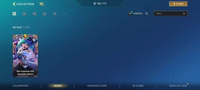 iOS/Android - Account Server Asia - Level 174 - Champions 74 - Skins 54 - Legendary 6 - Code1117