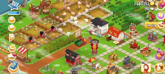 iOS Android - Level 98 - Beutiful Farm - Code1127