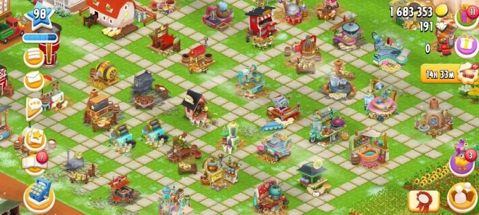 iOS Android - Level 98 - Beutiful Farm - Code1127