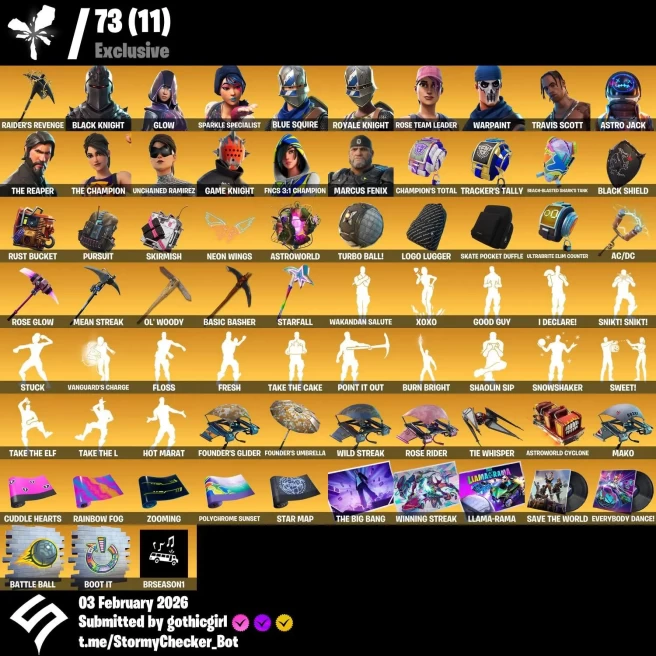 432 Skins | OG Raiders Revenge | Travis Scott | Glow | Black Knight | Stuck | Fresh | Point it Out | Season 3 Max | 