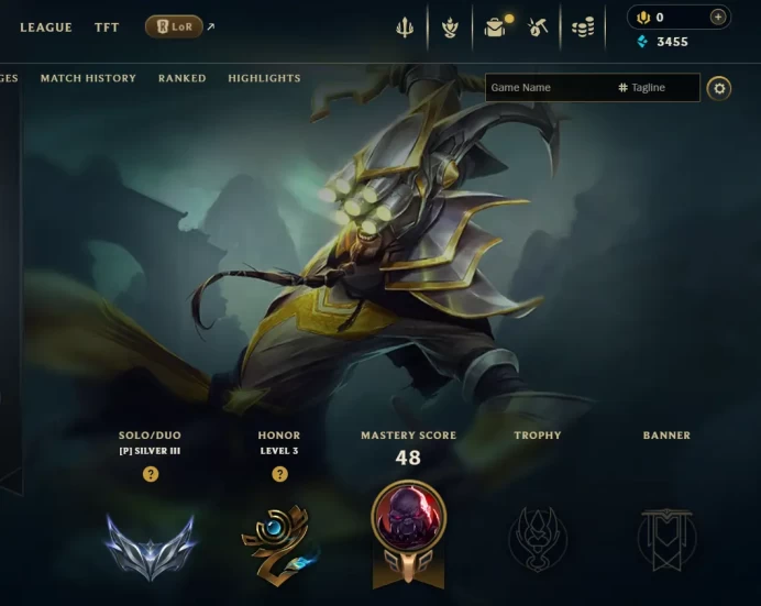 [EUW] S16! - SPLIT 1! - Silver 3 - 1 WİN - 0 Lose - 3.4K Be - Honor 3 - Ranked Ready - Unverified Email