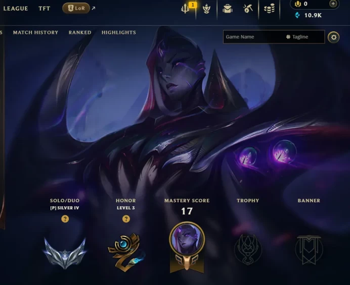 [EUW] S16! - SPLIT 1! - Silver 4 - 1 WİN - 0 Lose - 10.9K Be - Honor 3 - Ranked Ready - Unverified Email