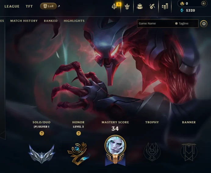 [EUW] S16! - SPLIT 1! - Silver 1 - 1 WİN - 0 Lose - 5.3K Be - Honor 3 - Ranked Ready - Unverified Email