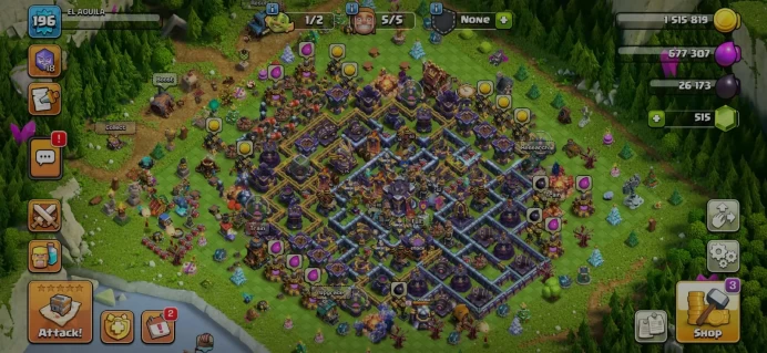| OP TH 15 ACC | HEROES 60 _ 75_53_62_40 | XP LVL 196 | MAGIC ITEMS STACKED | 2K+ CWL MEDALS | 500 NC | 8 EPIC EQUIPMENTS | 6 EQUIPMENT MAX