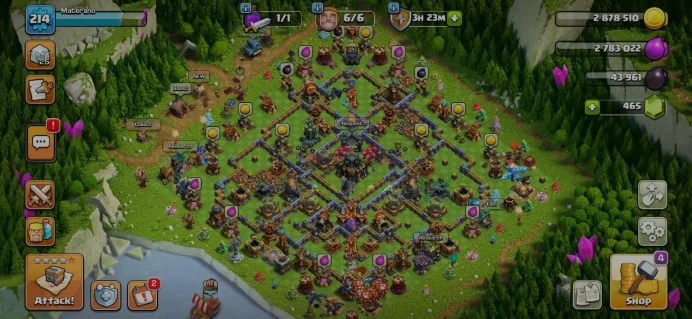 | GOOD TH 17 ACC | HEROES 80_91_62_57_33 | XP LVL 214 | 7 EPIC EQUIPMENT | NC FREE | BH 10 | 6 BUILDER UNLOCKED | 317 CWL MEDALS
