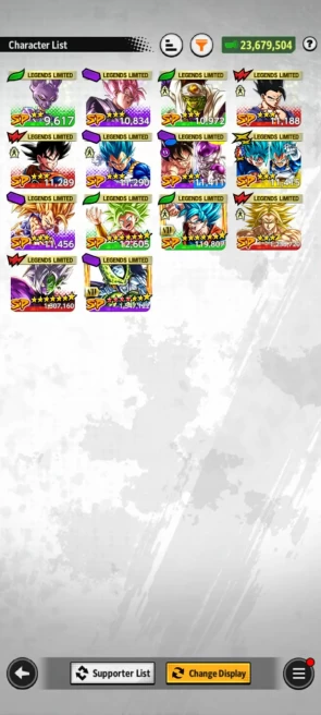 ANDROID+IOS- UL Buuhan 8S+UL Zamasu Full+ LF Cell 11s+zamasu+God ss Goku+Kefla+Goku mini saga+Broly+ Have Equipment (D131)