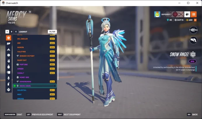 Snow Angel / MERCY / GENJI / Full Mail Access / see the picture / Please Read Description / xdlvt