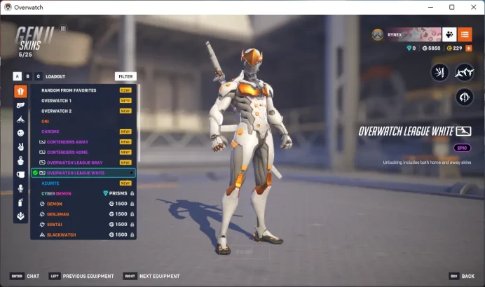 OVERWATCH LEAGUE WHITE / Full Mail Access / see the picture / Please Read Description / evgsy