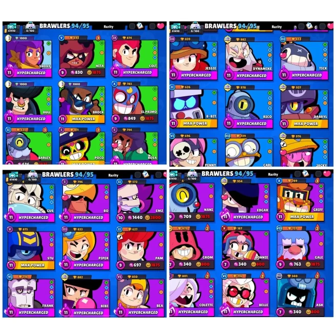 [FULL ACCESS ] 61K TROPHY | 94 BRAWLER | 46 MAX | 32 HYPER | 295 SKINS | INSTANT DELIVERY | LIFETIME WARRANTY 