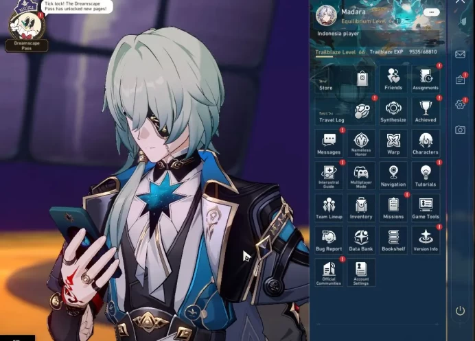 Asia|TL 66|Phainon Team|10 Limited|Anaxa+Sign,Phainon,Sunday,Cerydra,The Herta,Etc|6,3k SJ|Amphoreus|Take Mail|Check SS(HSR5419)