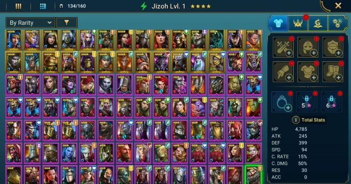 Starter acc with Xena : 89k energy / 56 mln coins / Lilitu, Lugan, Drokgul, Ruel, Arix, Ninja + 19 Login Legendaries / Geomancer