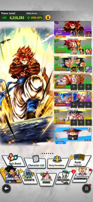 D894-IOS+Android-2 UL(SS4 Gogeta+Beast Gohan)+49 Legens+Good Equipment+Team Fusion,GT+Broly Zenkai+New Goku&Vegeta+Namek Goku+Piccolo+SS4 Goku