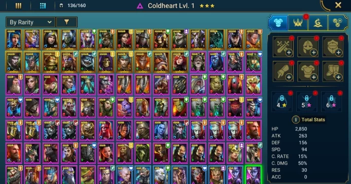 Starter acc with Cheshire Cat : 89k energy / 57 mln coins / Lyssandra, Nobel, Arix, Ninja + 19 Login Legendaries / Cardinal, Nia