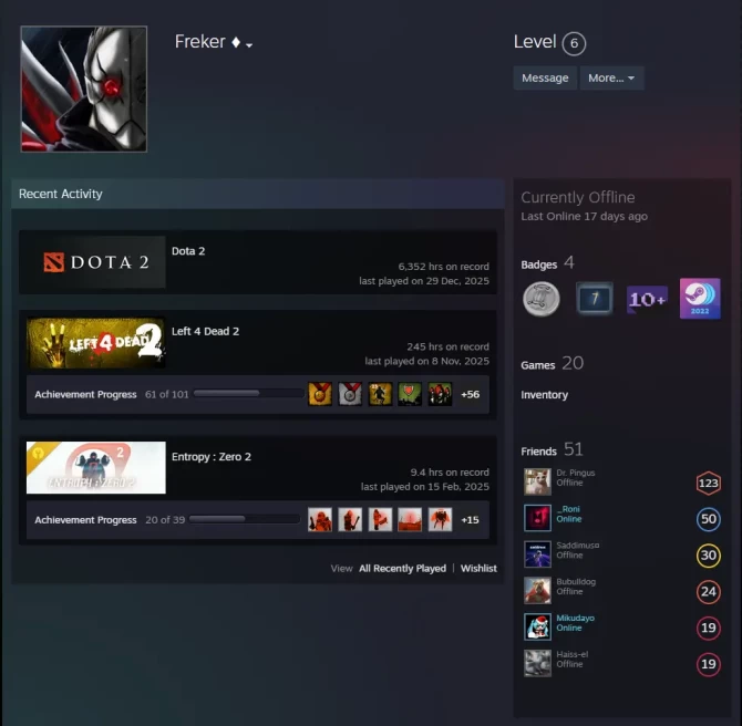 20Game-Dota 2 6352 hours-previous rank Dnive 1(4620-4819MMR) 12000 behavior