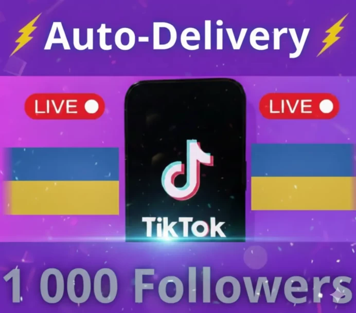 | Auto Delivery | Ukraine | 1000 Followers | Live Ready | Full Access |+BONUS